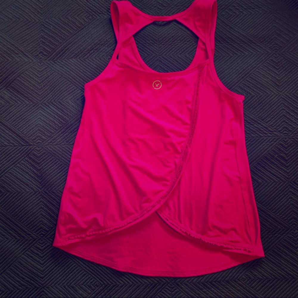 AEO Ruffle-back Work-out Tank